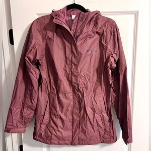 Columbia Women's Mauve Rain Jacket